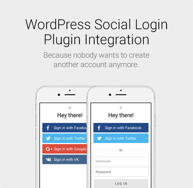Snax - WordPress Social Login Integration
